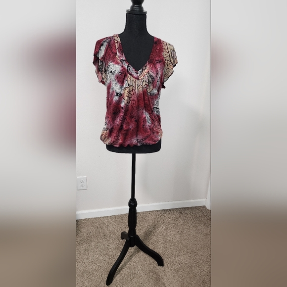 Agenda Multicolor Paisley Blouse - Picture 1 of 7